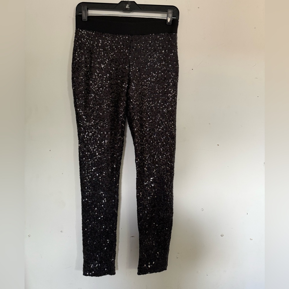 GAP Shimmering Black Sequin Pants